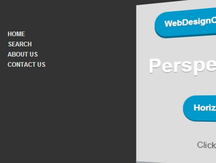 Animated CSS3 Perspective Menu With jQuery